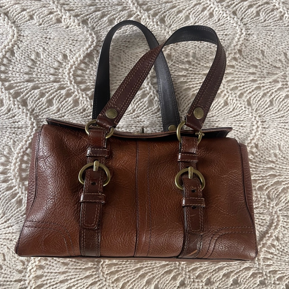 Coach Brown Leather Shoulder Bag